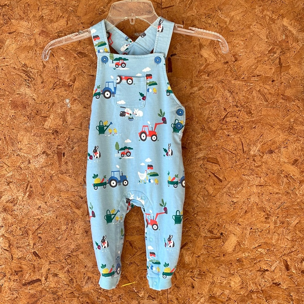Mini Boden Farm Overalls NWOT 12-18